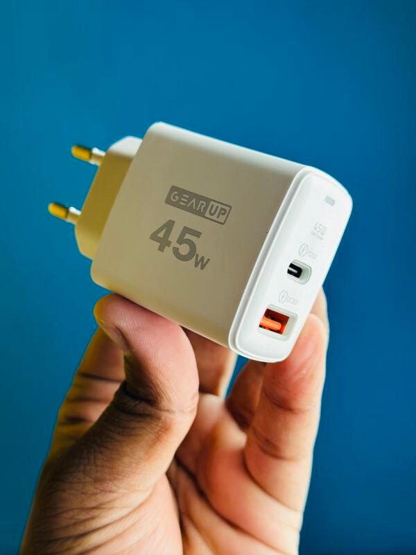 GearUP GP007 45W Fast Charging PD 3.0+ QC 3.0 USB Wall Charger - Image 3