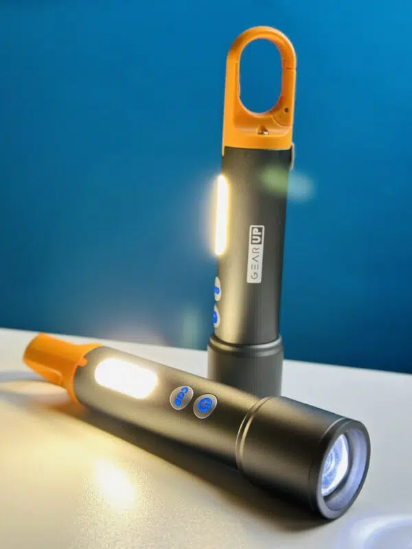 GearUP K57 Multifunctional Rechargeable Torch, Flashlight Zoomable LED Flashlight - Image 2