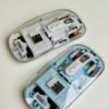 GearUP WM30 Transparent Crystal 2.4G + Bluetooth Magnetic Wireless Mouse