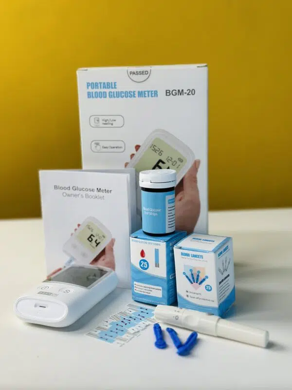 GearUP BGM-20 Diabetes Measuring Machine/ Blood Glucose Meter With 25 Test Strips - Image 4
