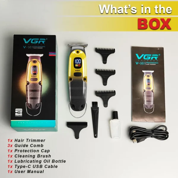 VGR V-981 Professional Hair Trimmer - Image 2